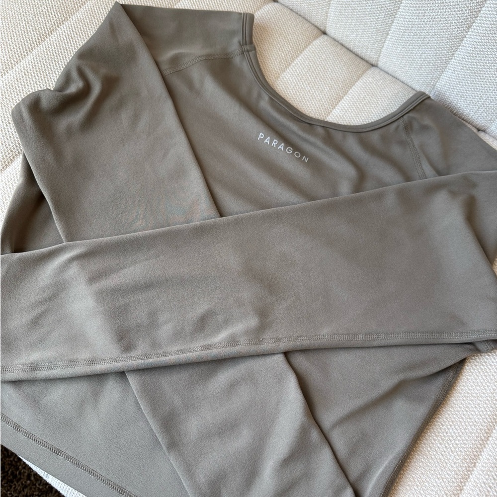 PARAGON Long Sleeve Top - Taupe